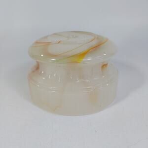 Vintage Art Deco Smoking Stand or Lamp Slag Akro Glass Part Art Deco